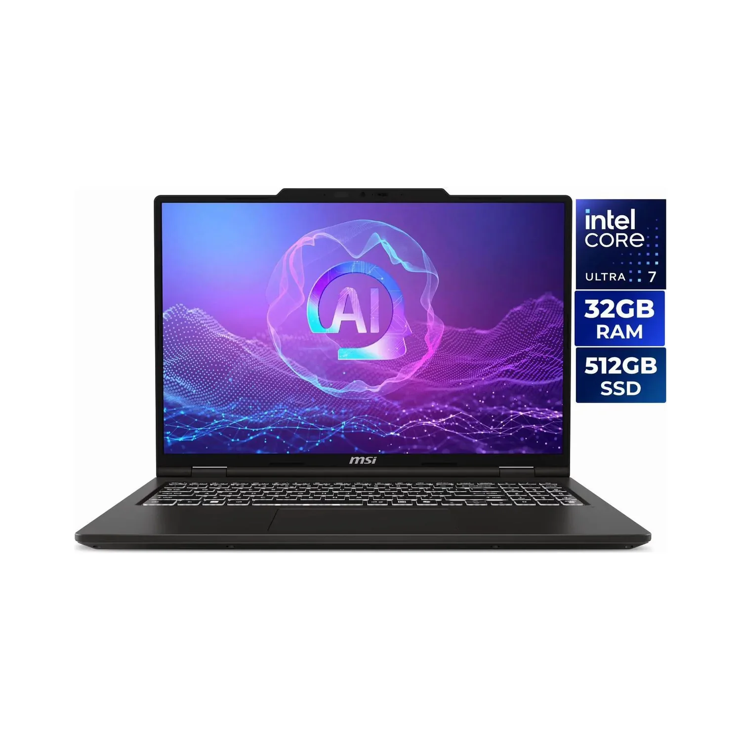 MSI Venture 16 AI - 16" OLED Touchscreen - Ultra 9 285H - 32GB RAM - 1TB SSD