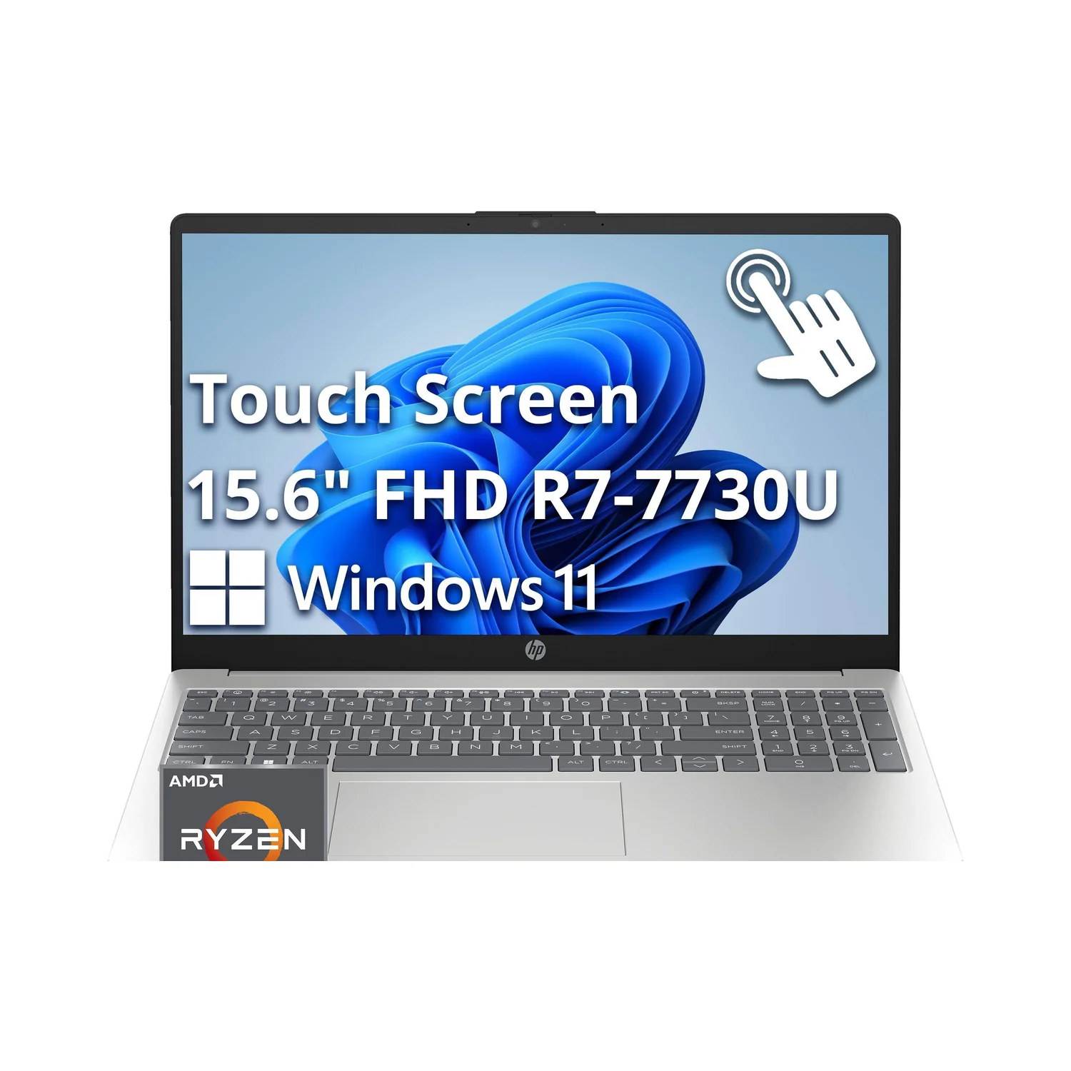 HP - 15.6" FHD Touchscreen - Ryzen 7 7730U - 16GB RAM - 512GB SSD