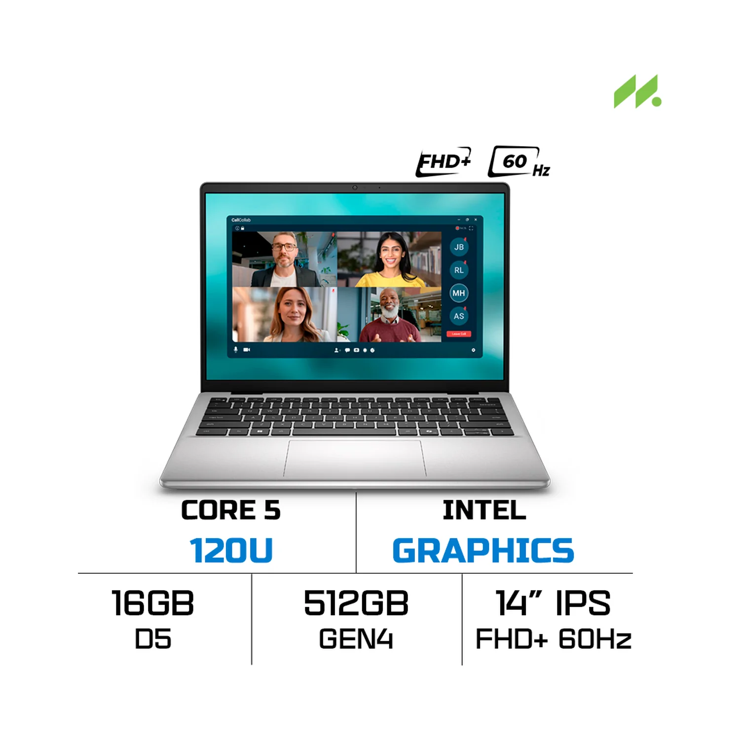 Dell 14 5441 - 14" FHD - Snapdragon X Plus - 16GB RAM - 512GB SSD