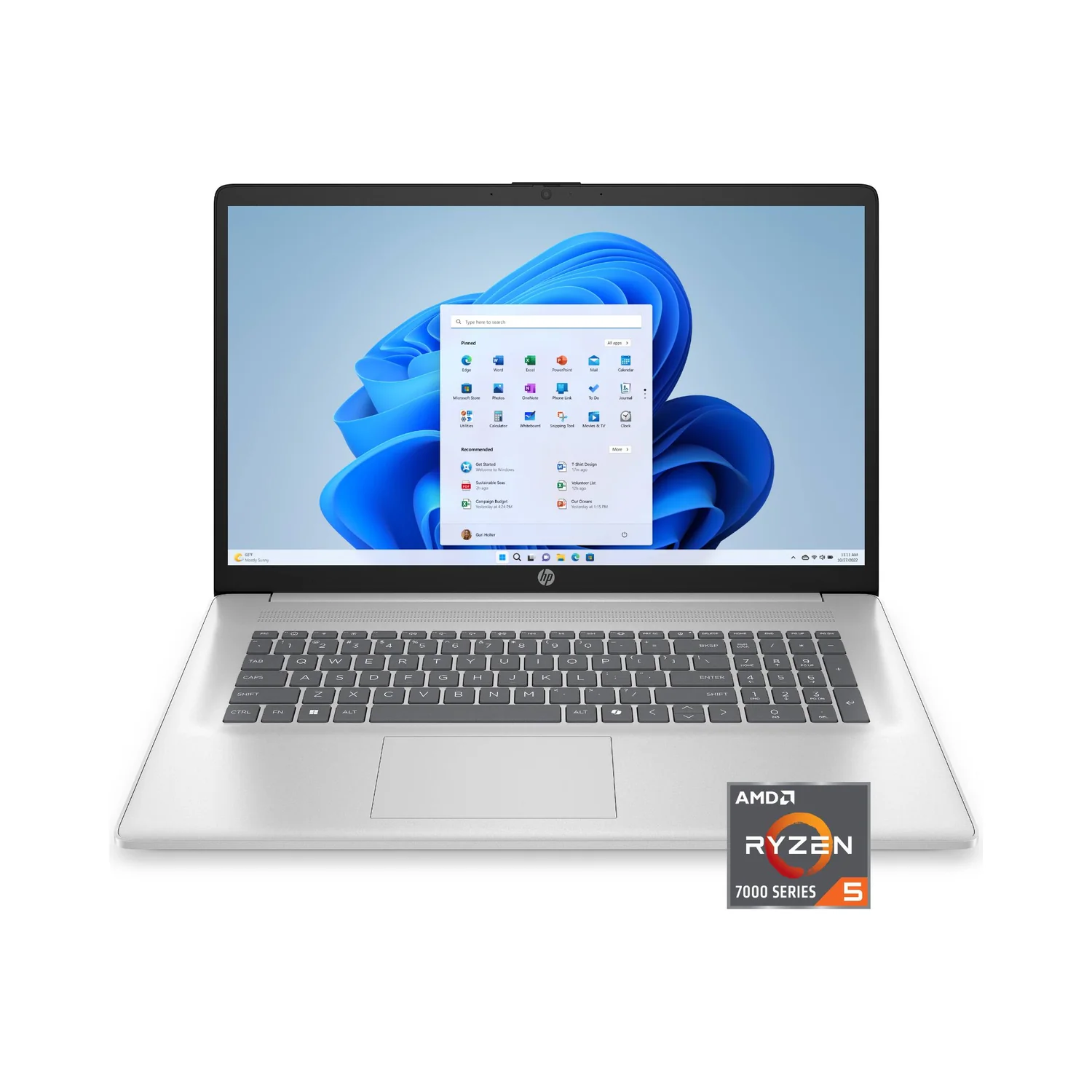 HP 17 Pavilion - 17.3" FHD - Ryzen 5 7520U - 8GB RAM - 512GB SSD