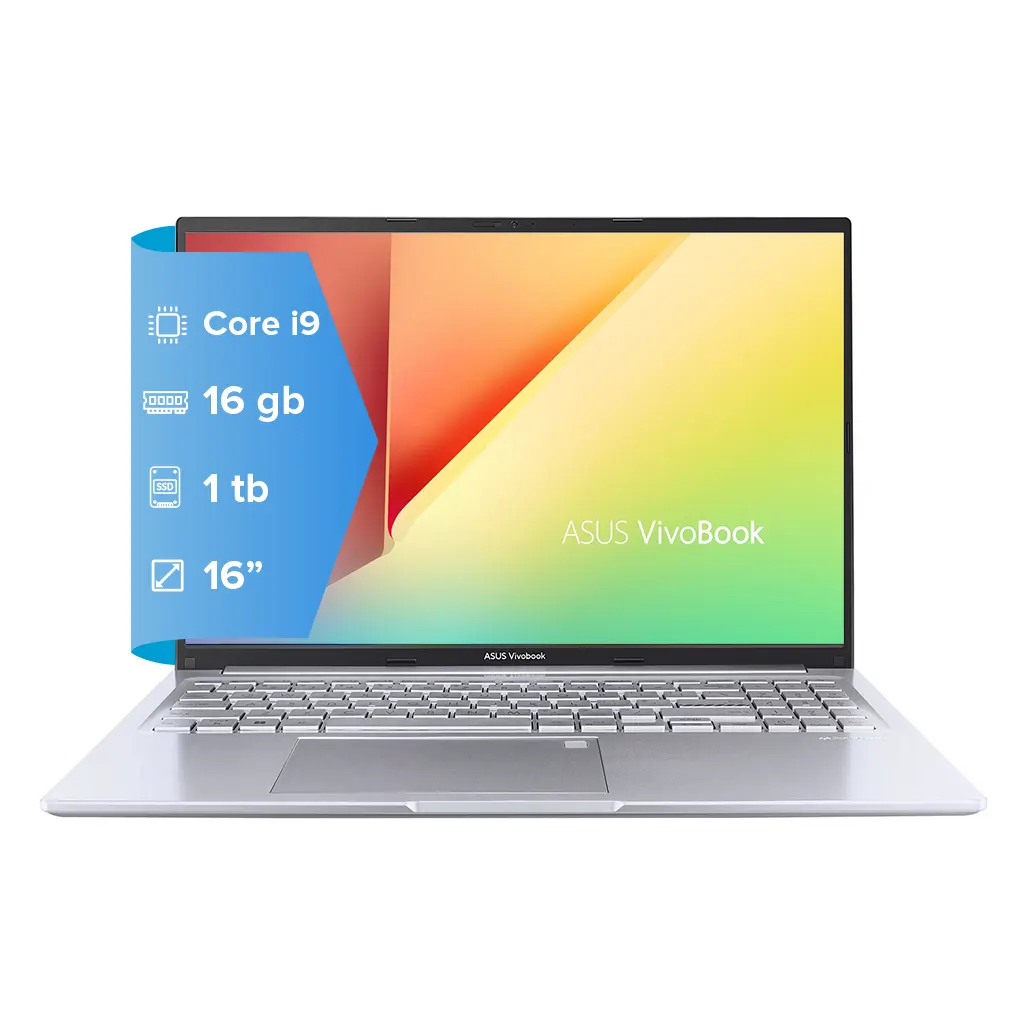 Asus Vivobook 16 F1605VA-WS96 - 16" WUXGA - i9 13900H - 16GB RAM (max 40gb) - 1TB SSD - Win 11